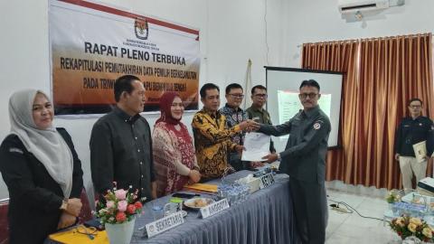 Penyerahan BA Pleno
