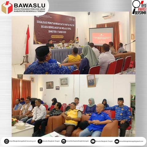 Sosialisasi Pemutakhiran Data Partai Politik Berkelanjutan
