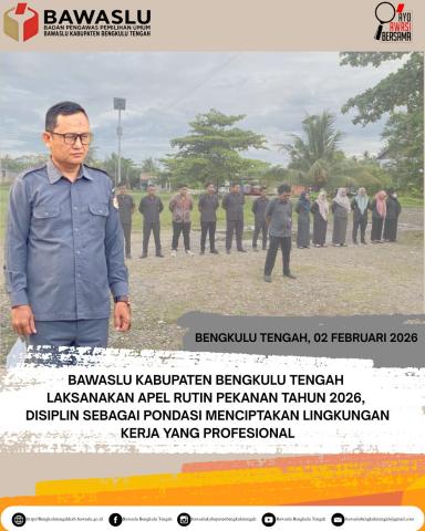 apel rutin pekanan pada Senin, 02 Februari 2026