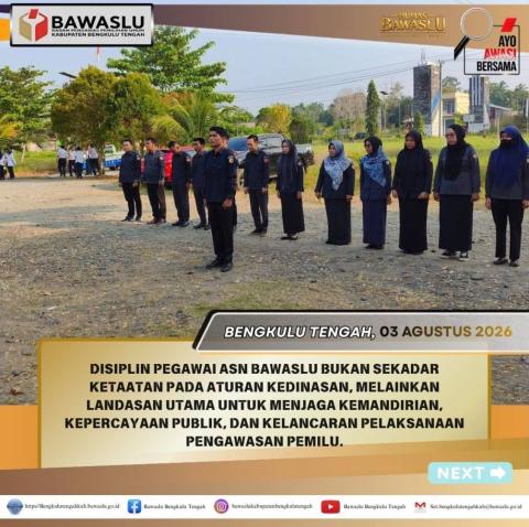 apel pagi 3 agustus 2026